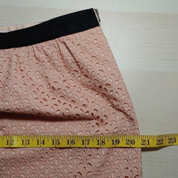 LOFT Dusty Rose Eyelet Tulip Mini Skirt - Picture 7 of 11